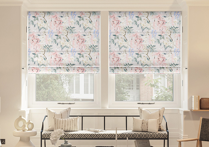 Wisteria, Blush - Roman Blind - Image 3